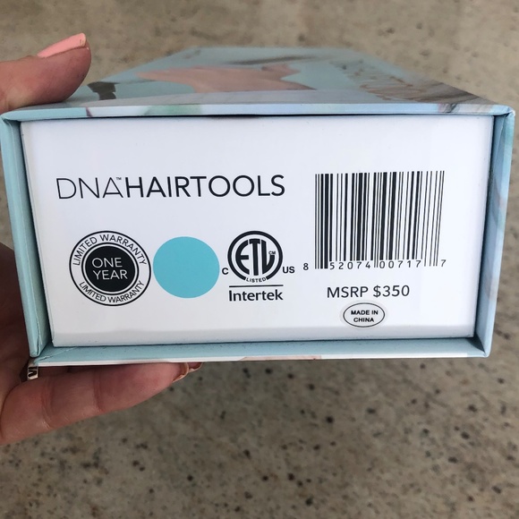 NWT! DNA HAIRTOOLS Styling Comb Pro Infrared Non Heat Damaging in Aquamarine - Picture 2 of 7